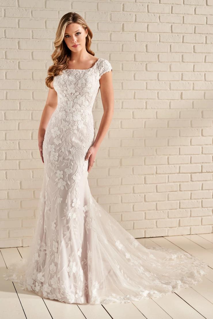 MOD955 Modest Wedding Dress Diamond White Size 10 MOD955 Modest Wedding Dress Diamond White Size 10