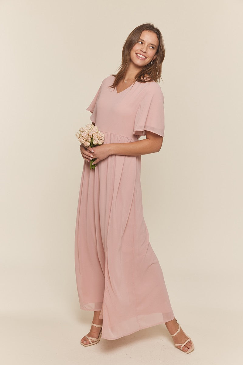 Camila Modest Maxi in Pink Blush A Closet Full of Dresses Camila Modest Maxi in Pink Blush A Closet Full of Dresses