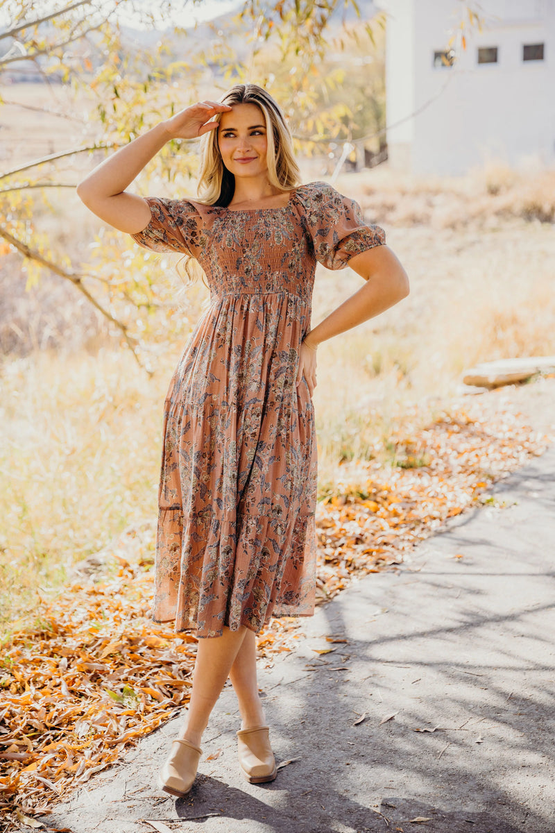 SAHARA DREAMS WOVEN MIDI DRESS