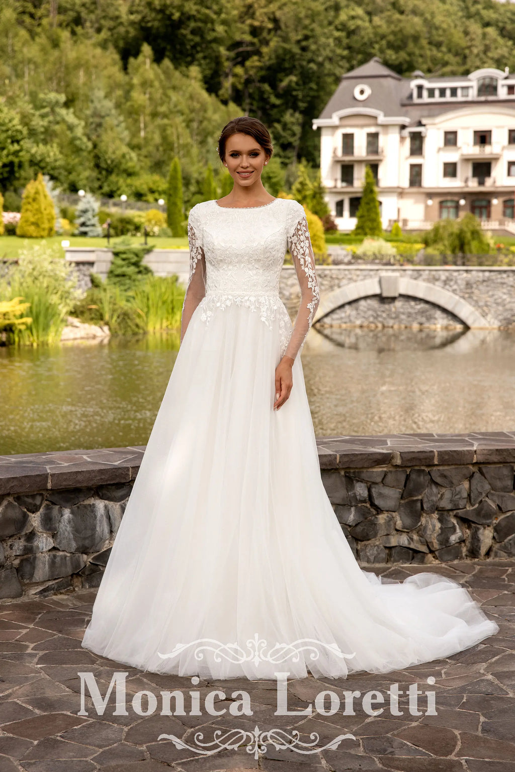 Ivy 8221 Modest Wedding Dress