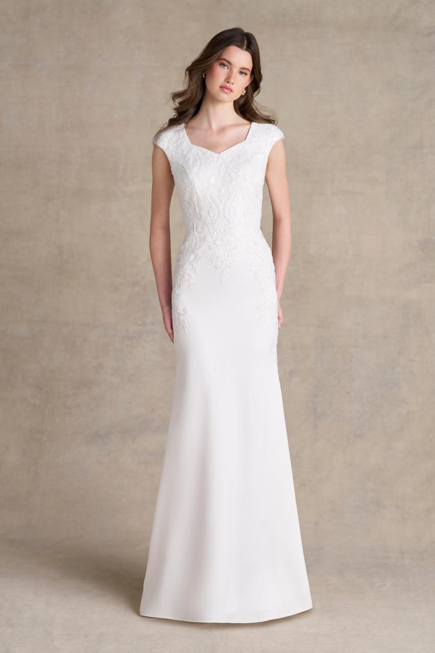 M806 Modest Wedding Dress