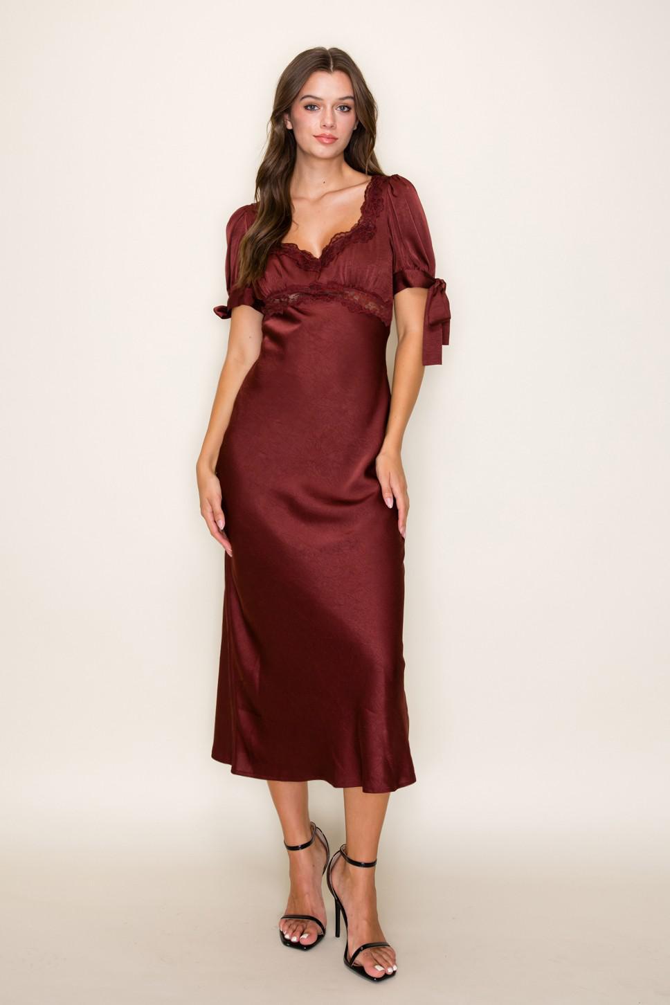 Adley Modest Midi in Brown Large Adley Modest Midi in Brown Large
