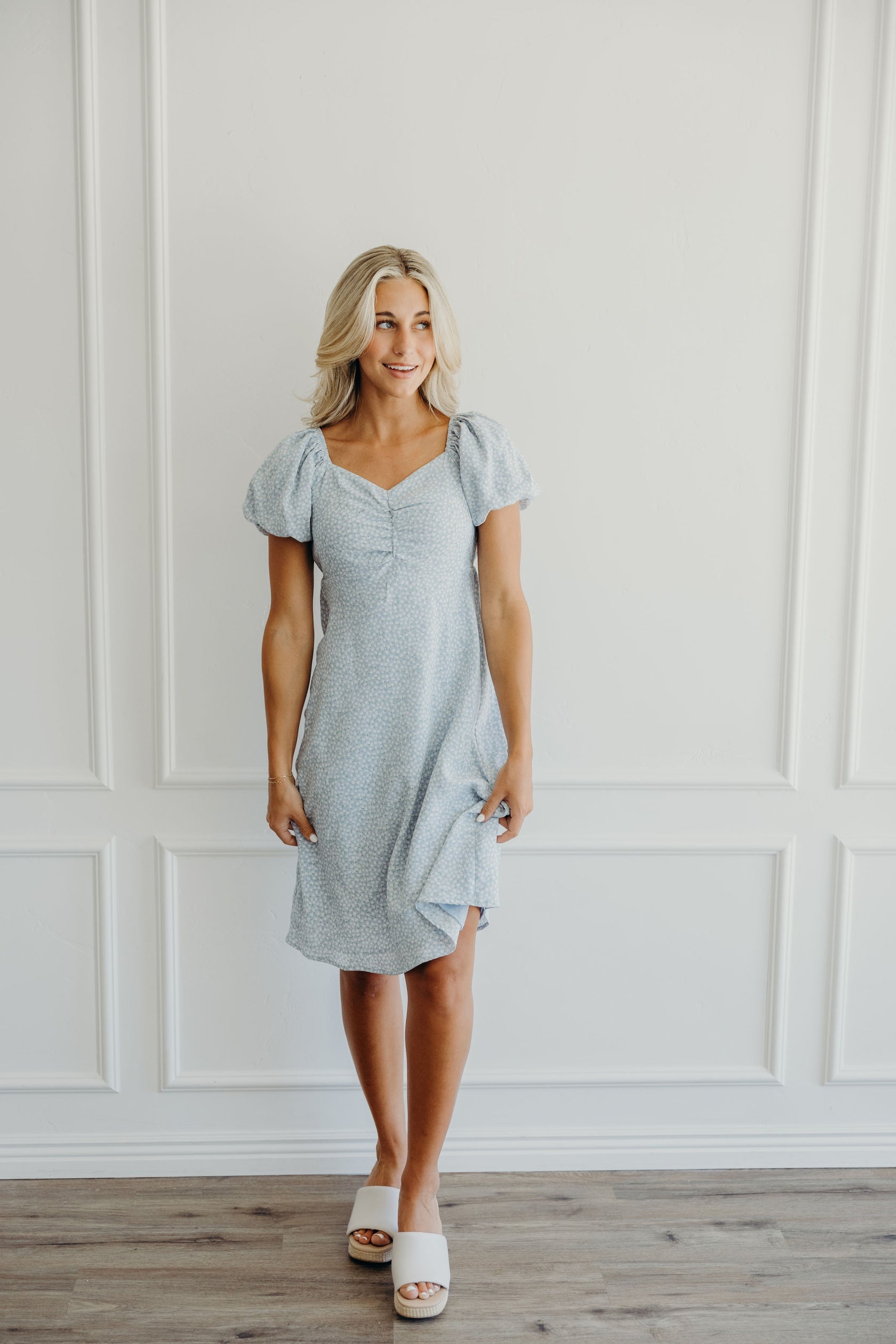 daisy fit and flare dress Print Zip Up Fit and Flare Midi Dress - Daisy Daze