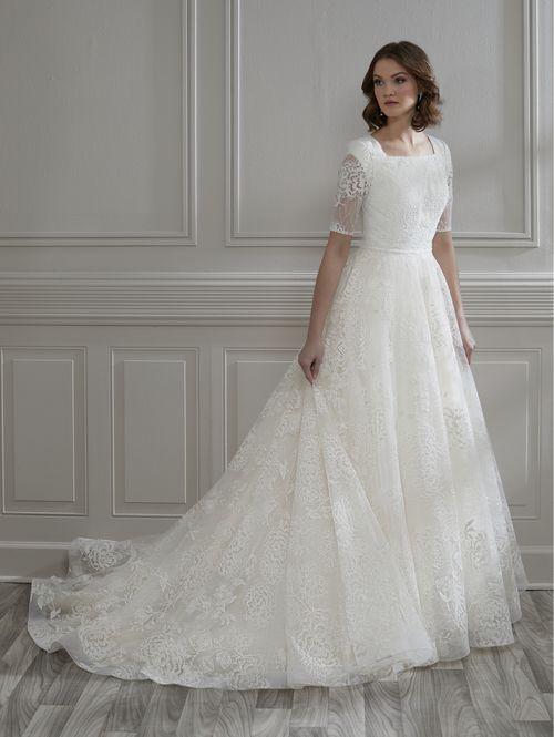 lily lace dress Lily Colorful Lace Wedding Dress | Celebration of Individuality