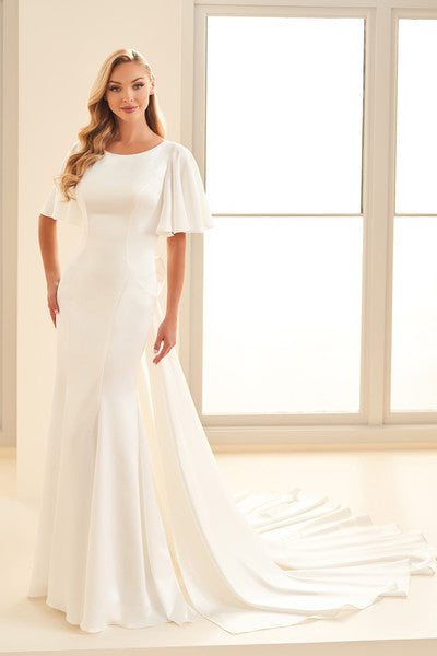 MOD1818 Modest Wedding Dress Diamond White size 14 MOD1818 Modest Wedding Dress Diamond White size 14