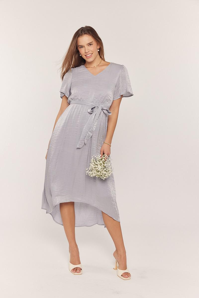 Glimmer Modest Midi in Dusty Blue XLarge Glimmer Modest Midi in Dusty Blue XLarge
