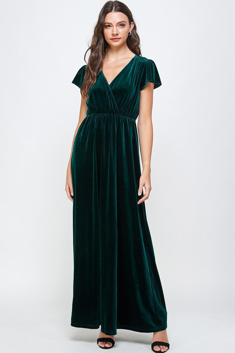 Christa Modest Maxi in Forest – A Closet Full of Dresses