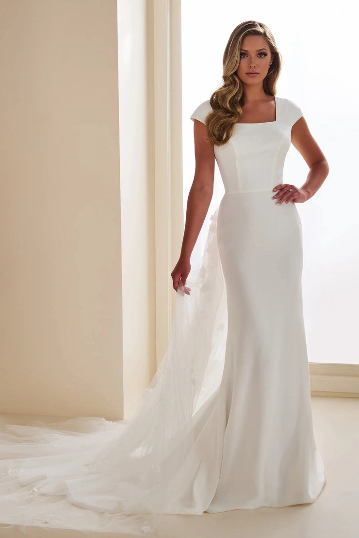 MOD304 Modest Wedding Dress A Closet Full of Dresses MOD304 Modest Wedding Dress A Closet Full of Dresses