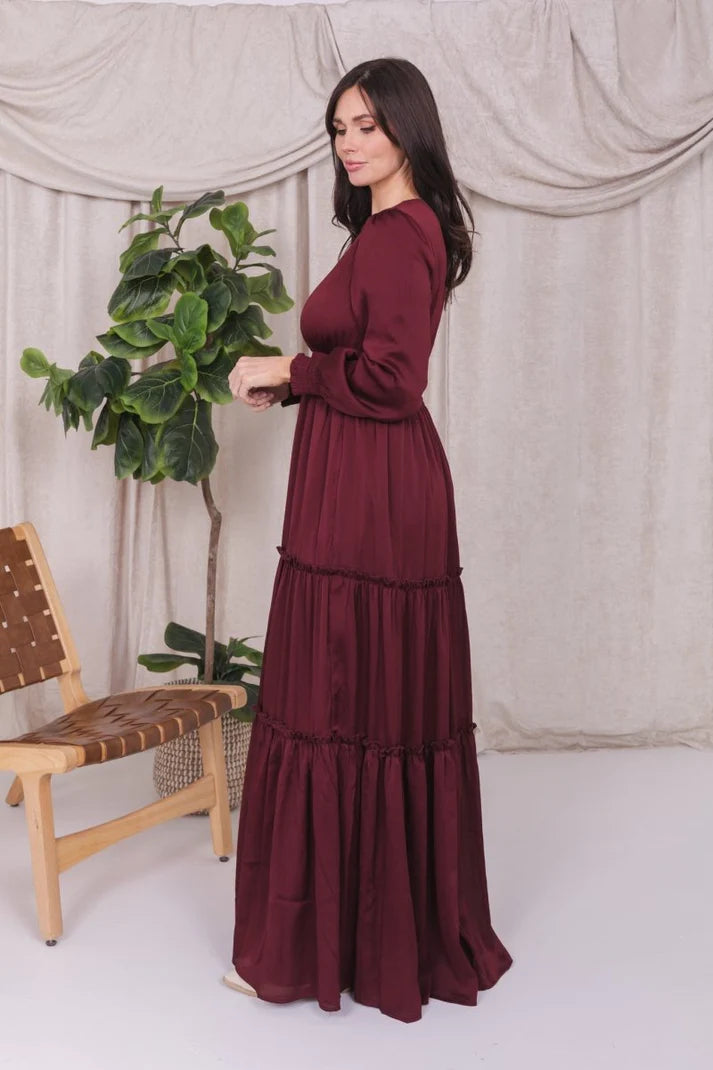 Anastasia Modest Maxi in Zinfandel Small Anastasia Modest Maxi in Zinfandel Small
