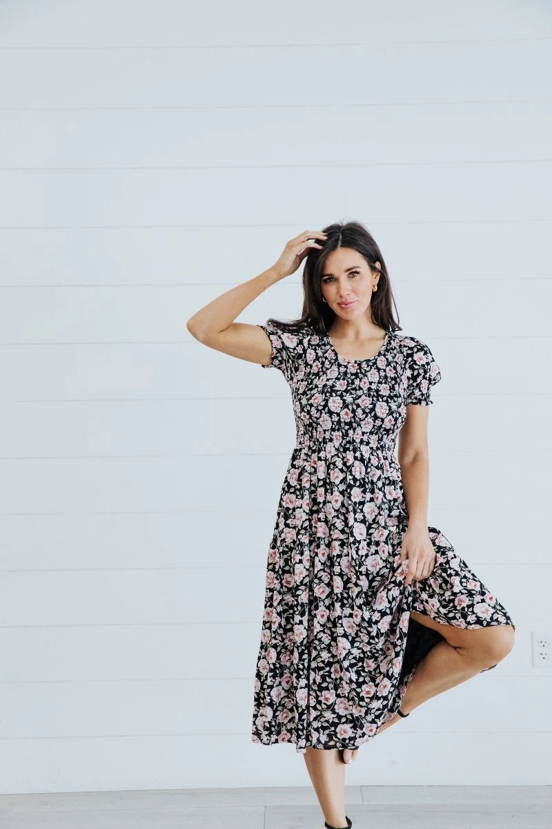 McCall Modest Midi in Whispering Rose McCall Modest Midi in Whispering Rose