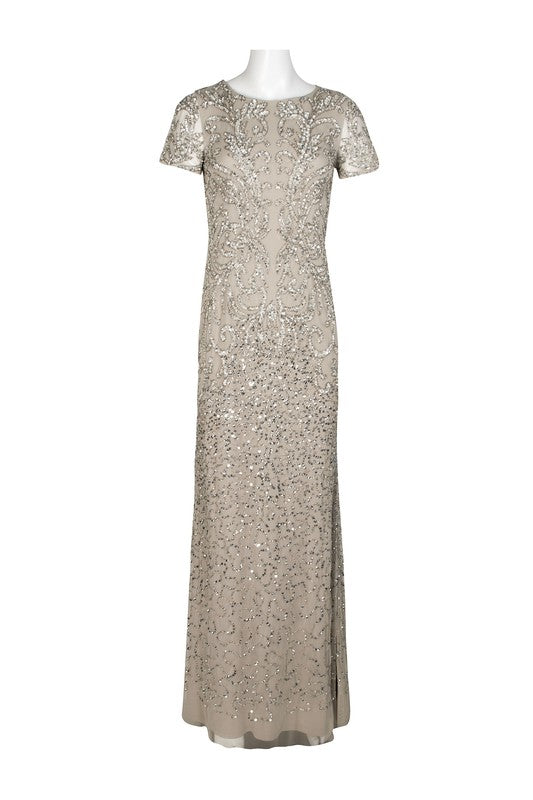 Beaded Maxi in Biscotti 4