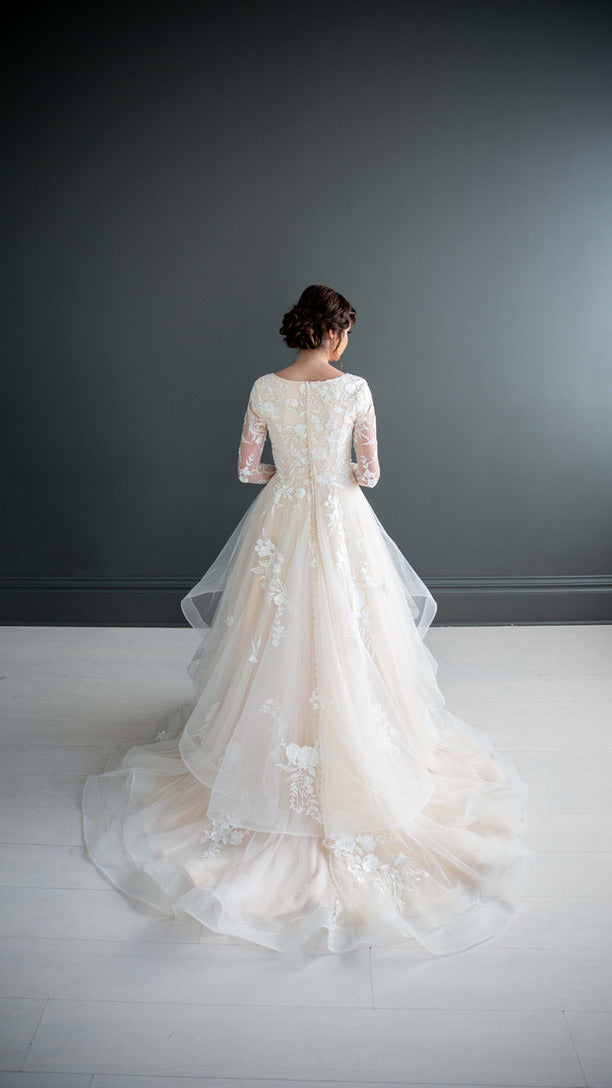 Barbara Modest Wedding Dress Barbara Modest Wedding Dress