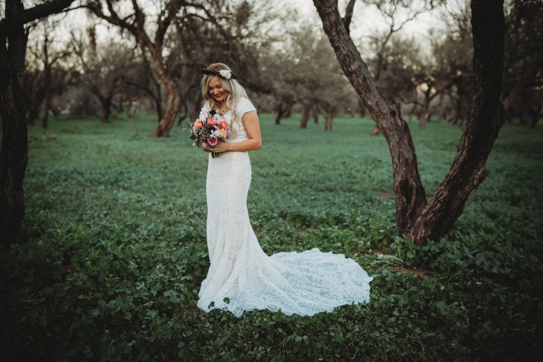 modest lace wedding dresses with sleeves boho plus size LDS temple bridal