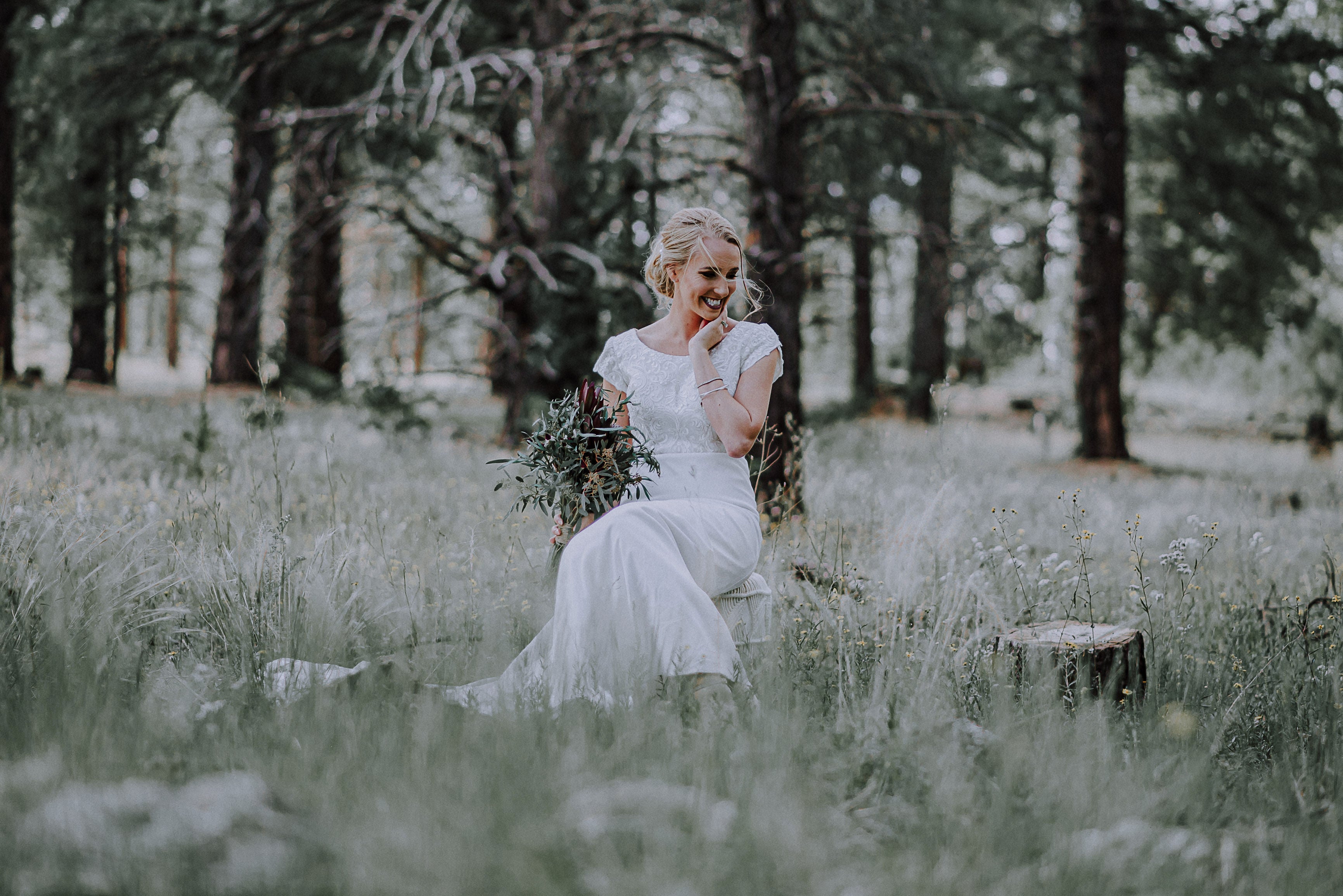 simple modest wedding dress with sleeves plus size boho lace