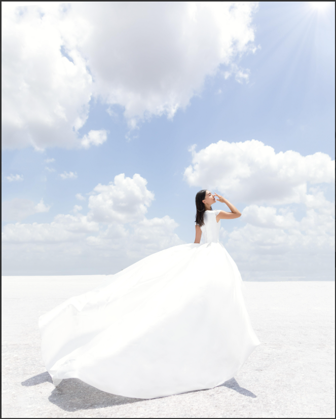 OWJY004 Modest Wedding Dress