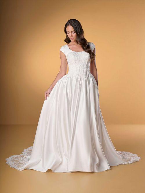 28257 Modest Wedding Dress