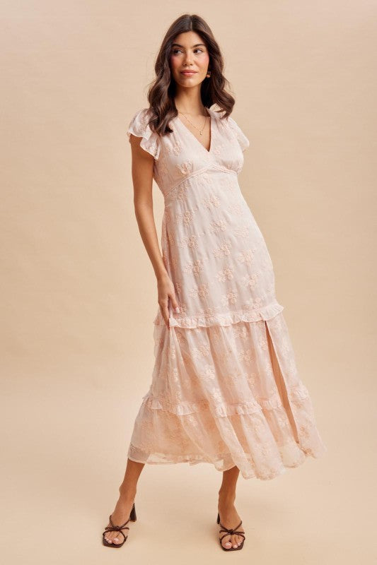 Gwen Modest Maxi in Apricot