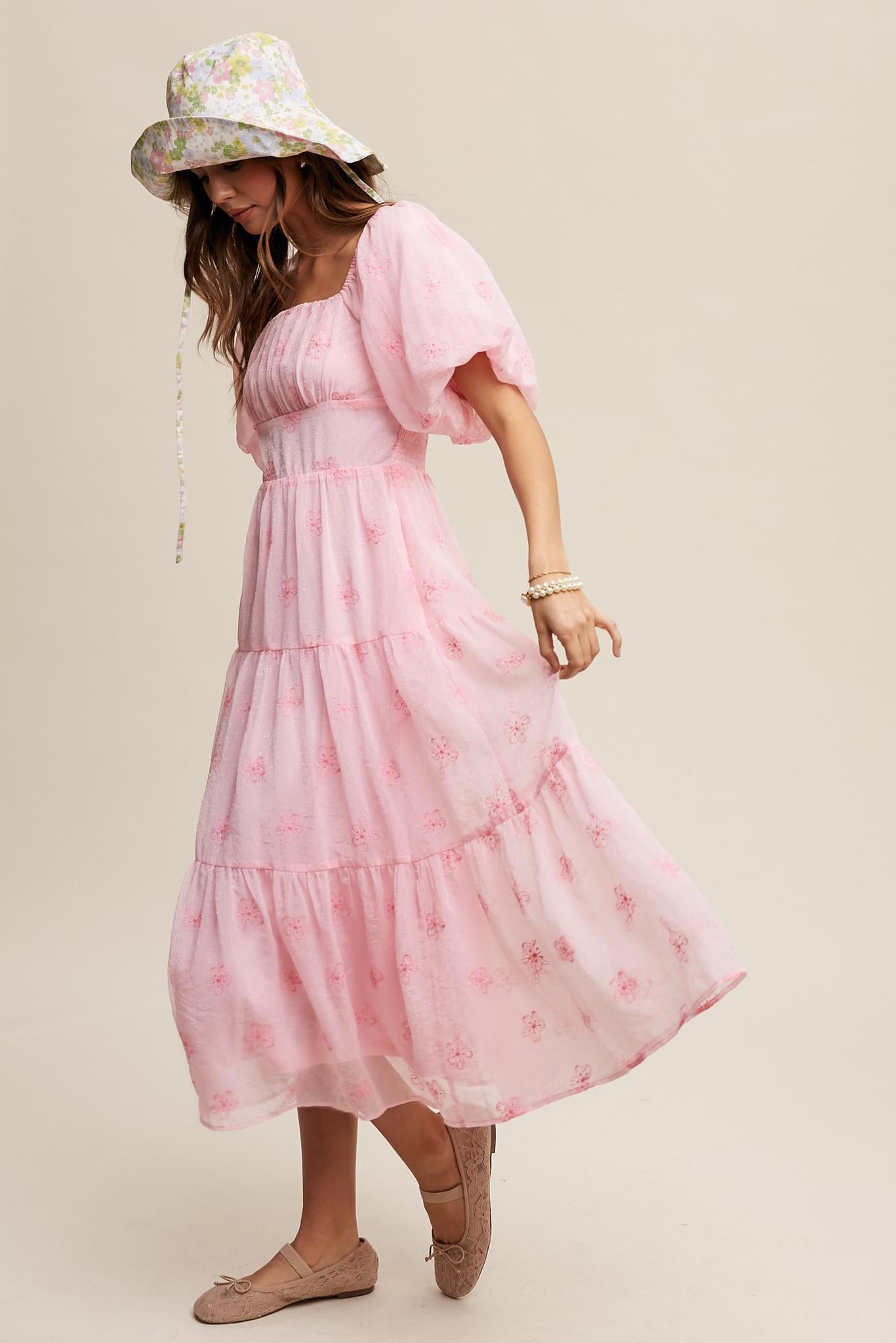 Jessica Modest Maxi in Ballerina Pink