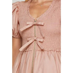 Hillary Modest Midi in Rose