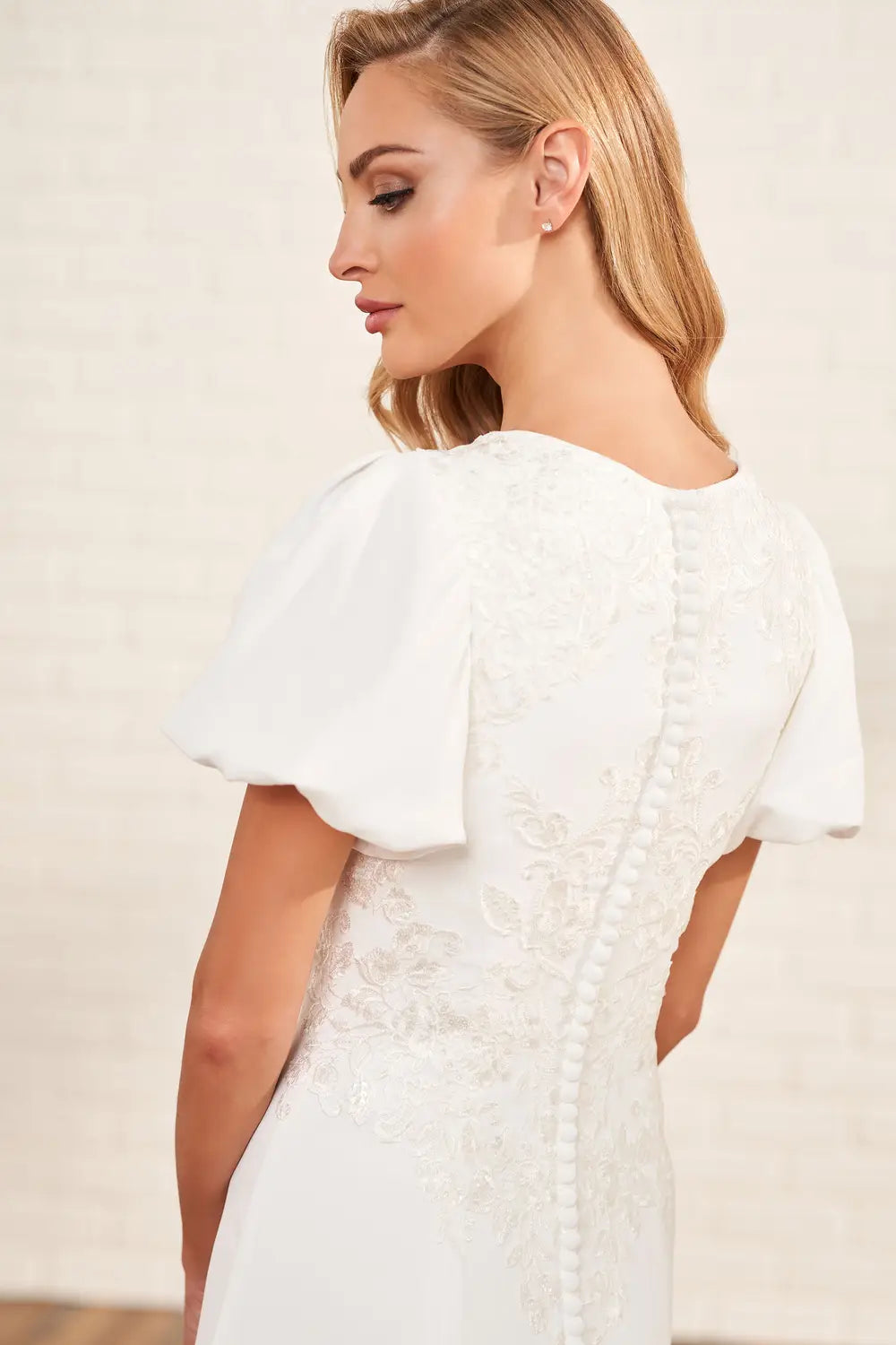 MOD1820 Modest Wedding Dress