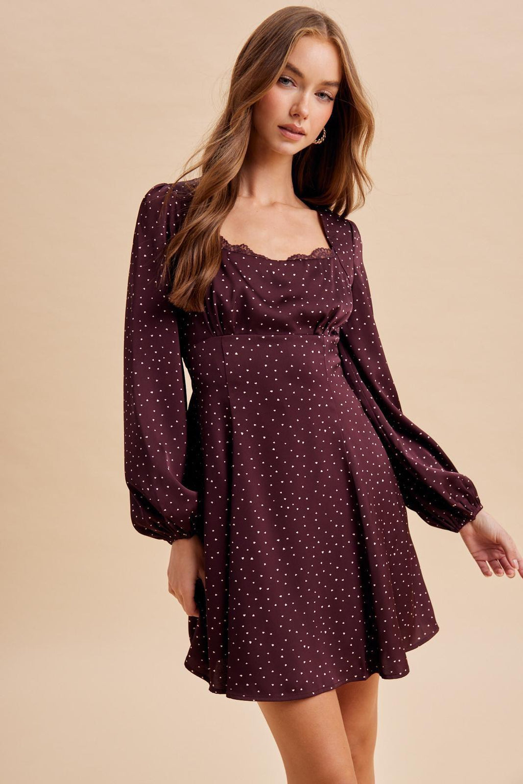 Shelby Modest Mini in Mauve Wine