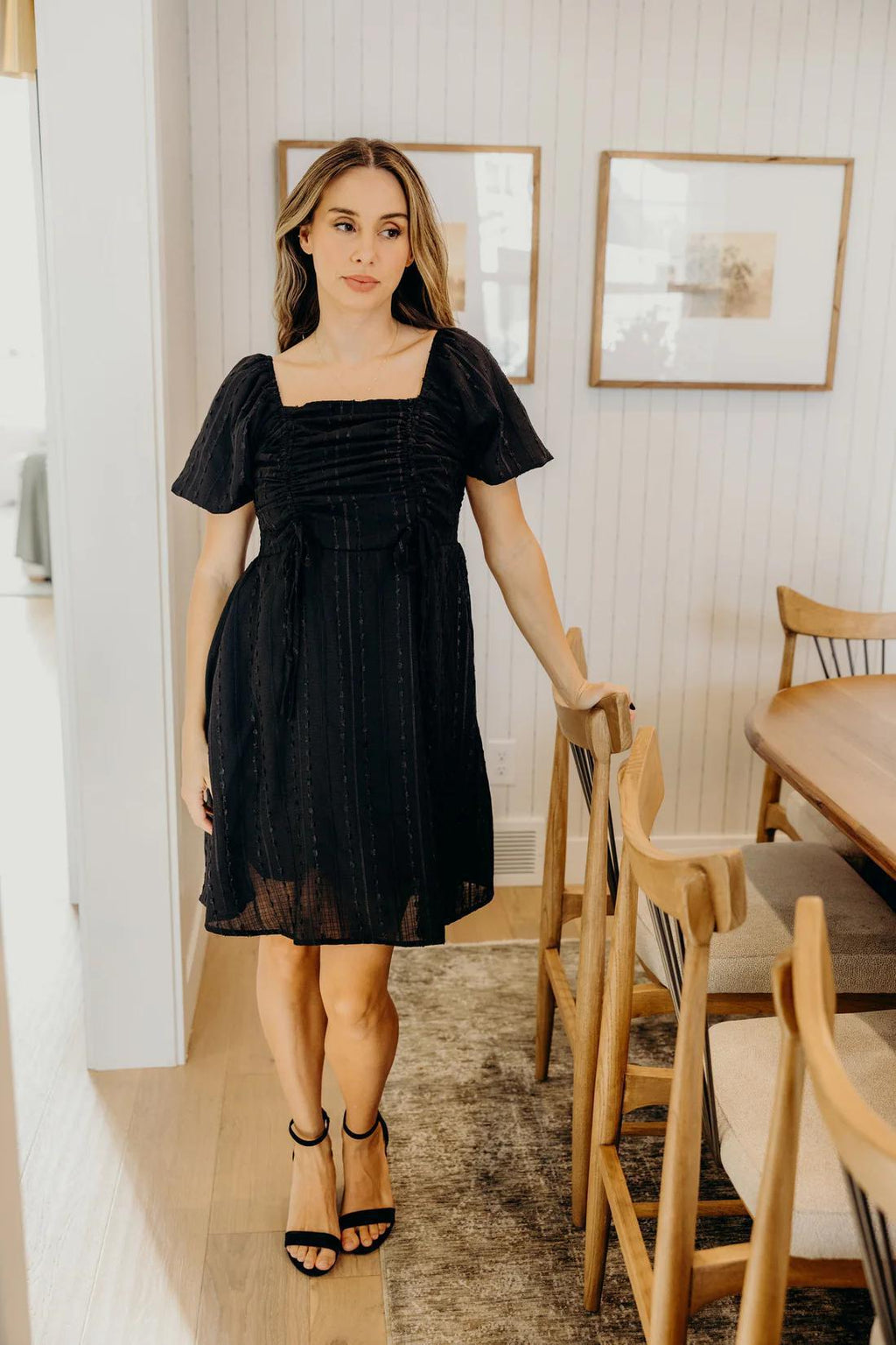 Saylor Modest Dress in Black