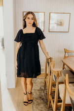 Saylor Modest Dress in Black