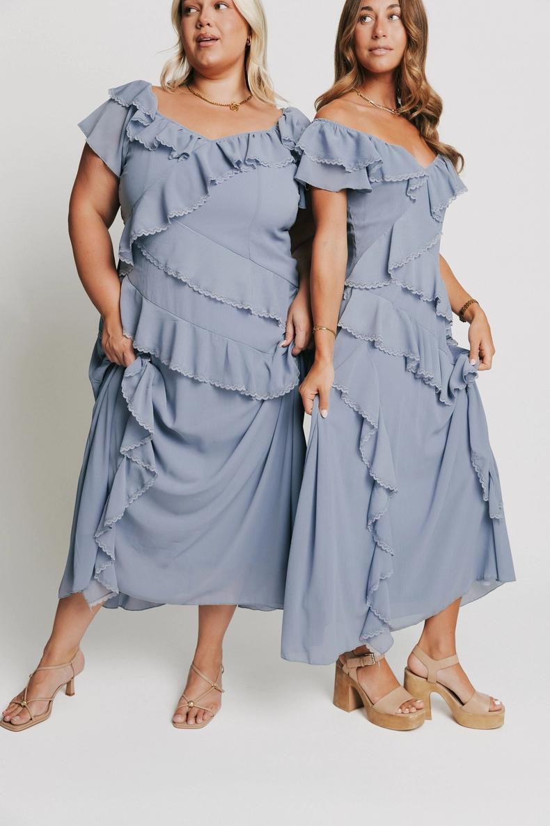 Rozina Maxi Dress in Dawn Breeze