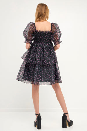 Hallie Modest Mini in Black Navy