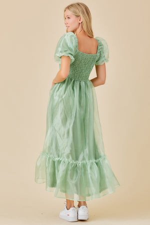 Jada Modest Midi in Light Sage