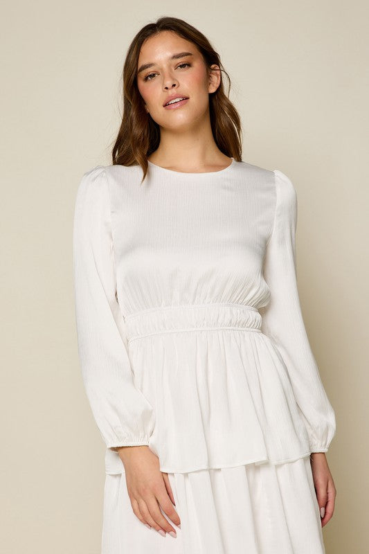 Lulu White Tiered Temple Dress A Closet Full of Dresses Lulu White Tiered Temple Dress A Closet Full of Dresses