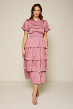 Tatianna Modest Midi in Mauve