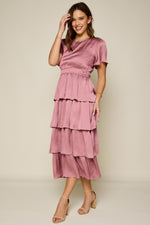 Tatianna Modest Midi in Mauve