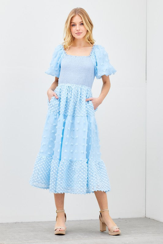 Diana Modest Midi in Light Blue Large