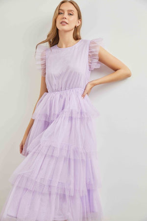 Mariana Modest Maxi in Lilac