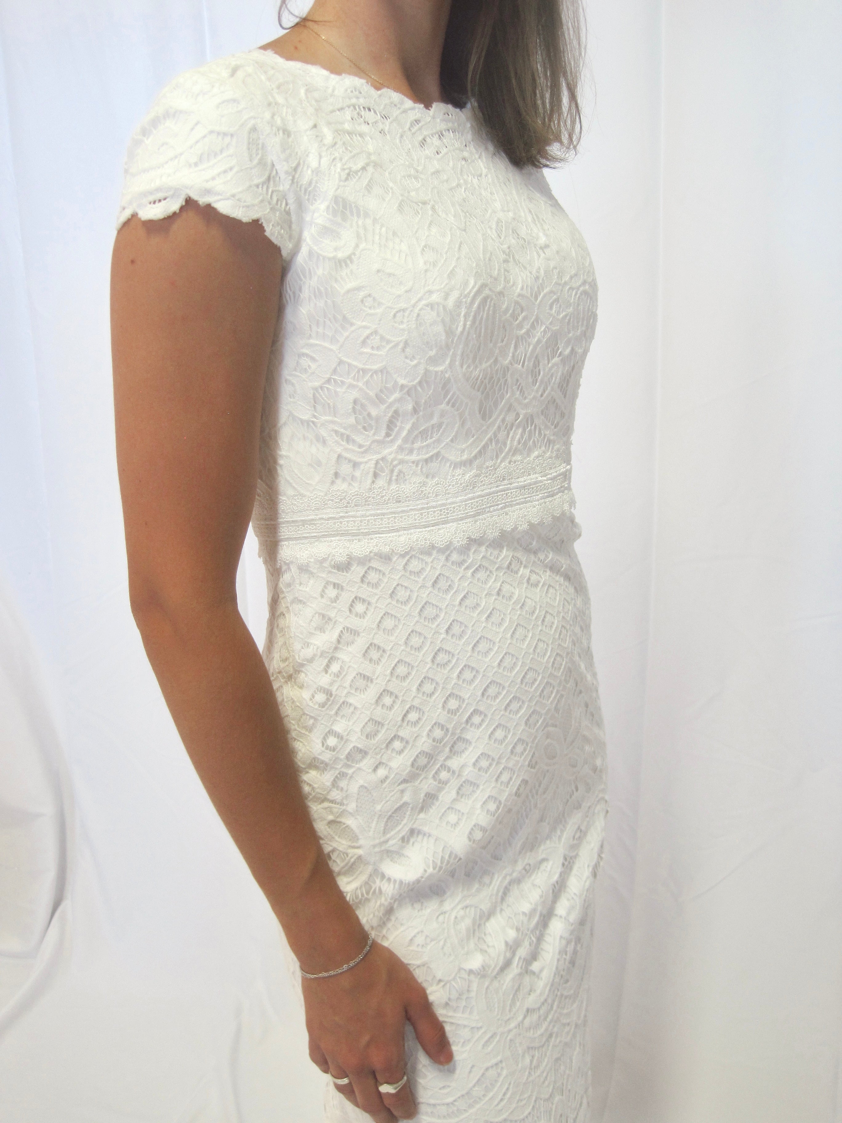 1W8030 Modest Wedding Dress