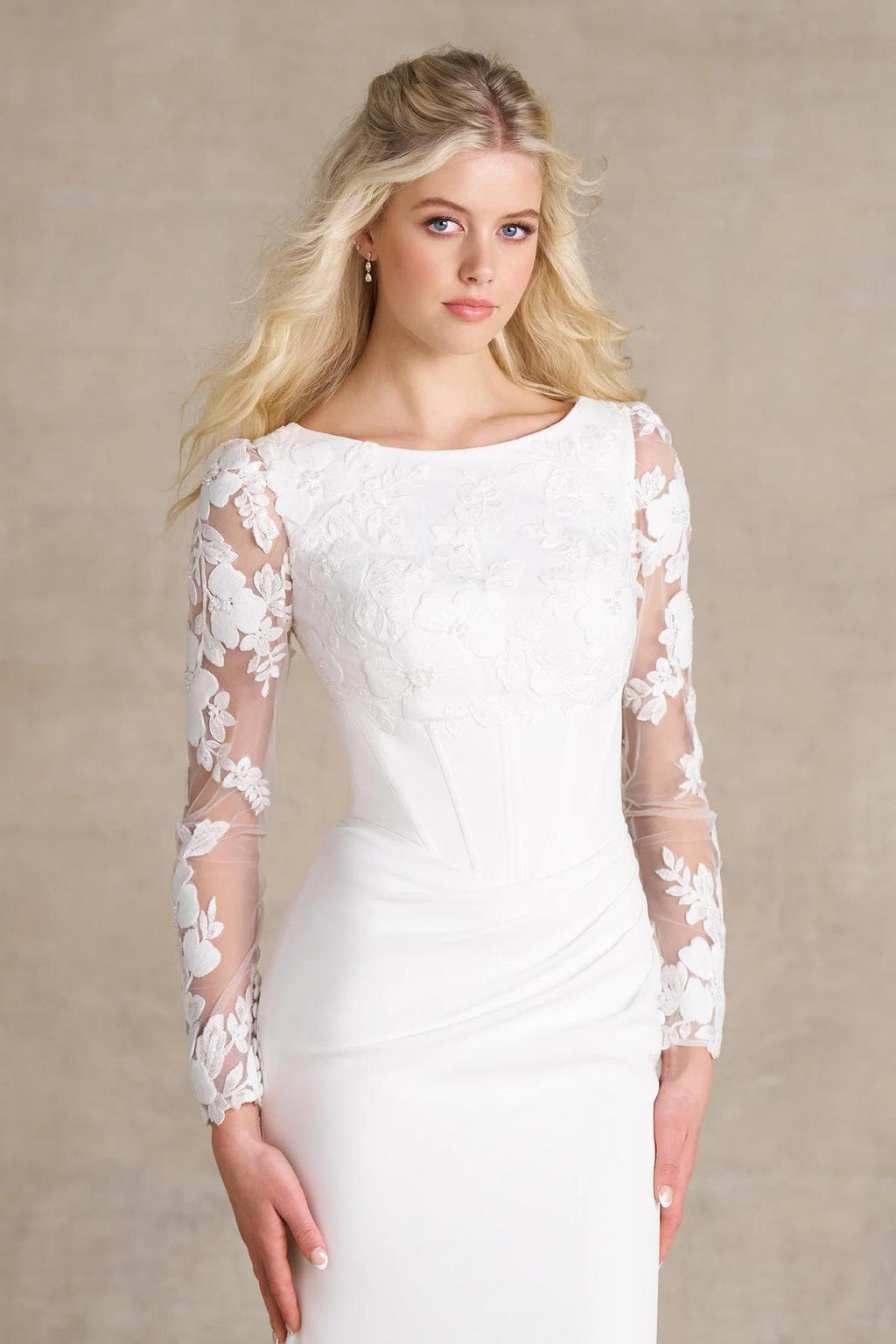 M801 Modest Wedding Dress