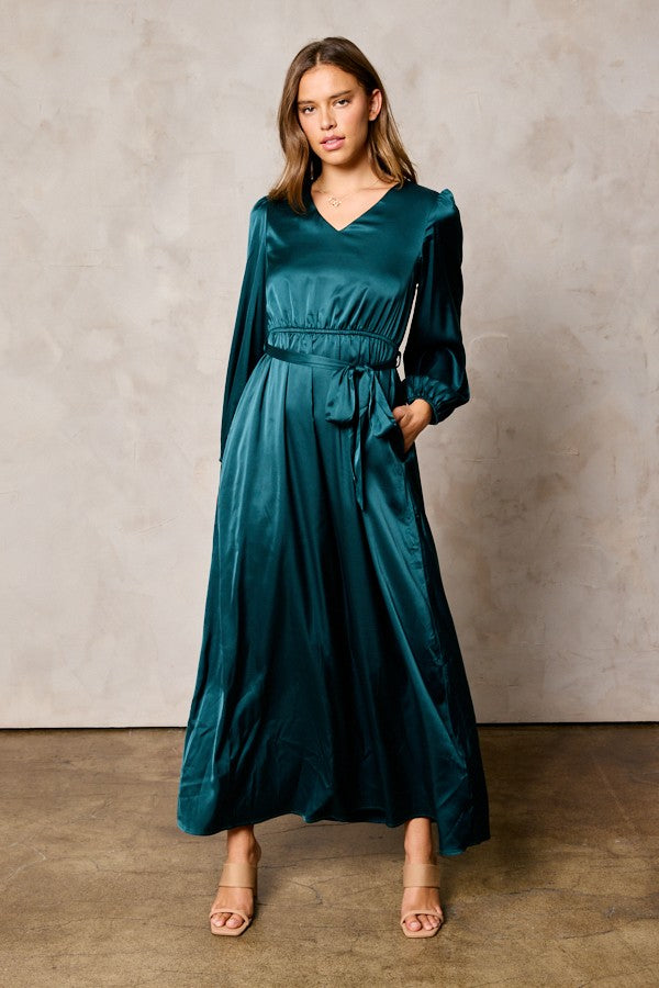 Kit Modest Maxi in Hunter Green