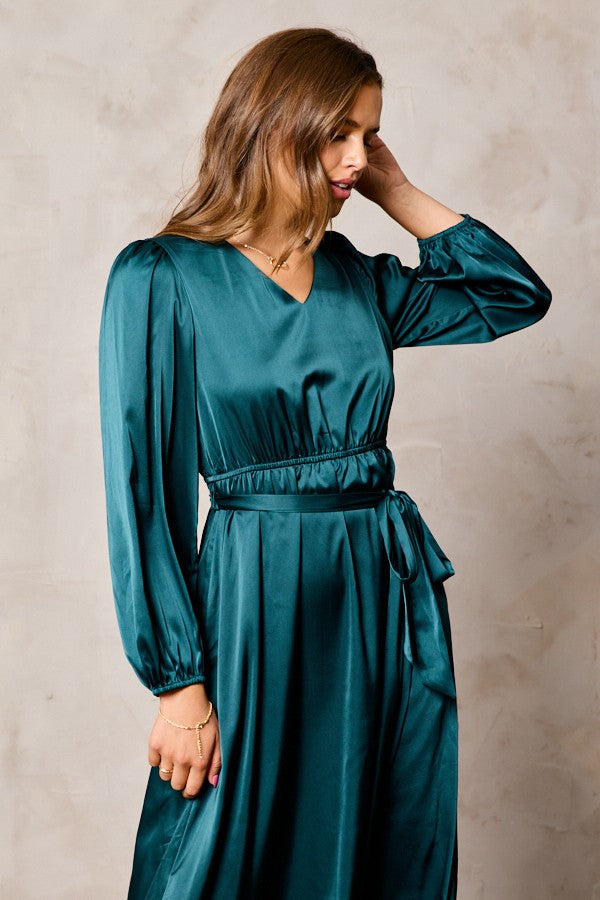 Kit Modest Maxi in Hunter Green