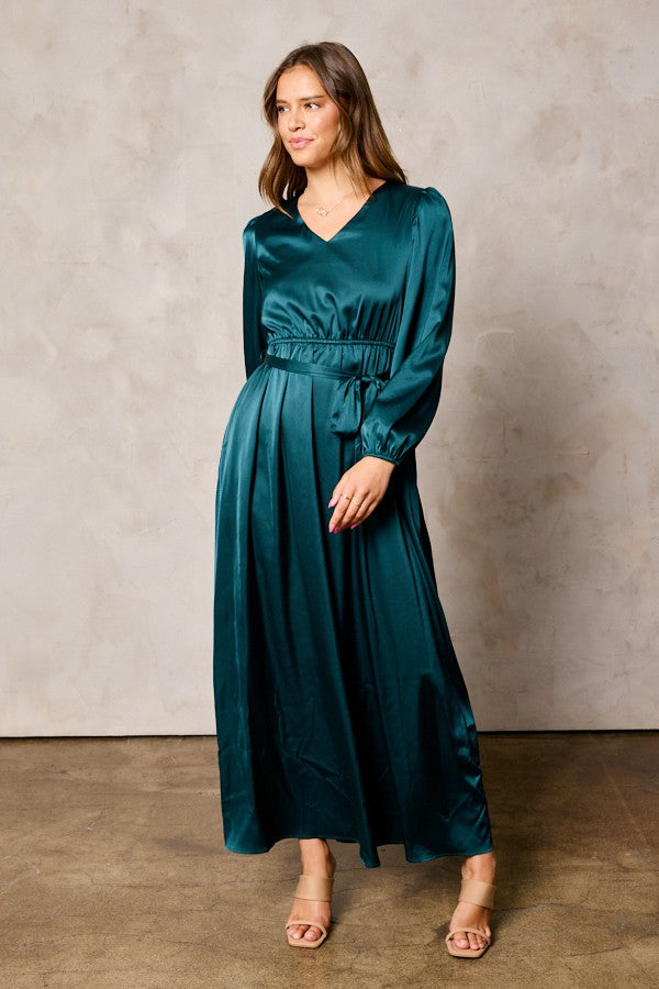 Kit Modest Maxi in Hunter Green