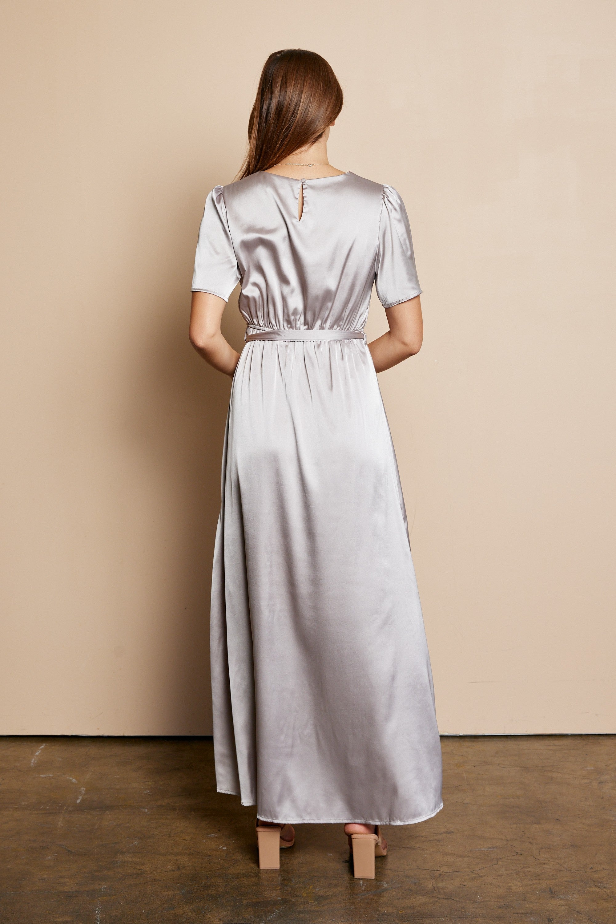 Bailey Modest Maxi in Gray