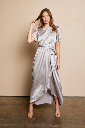 Brooklyn Modest Maxi in Gray