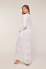 Luca Modest Temple Dress in White