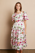 Pippa Embroidered Modest Midi