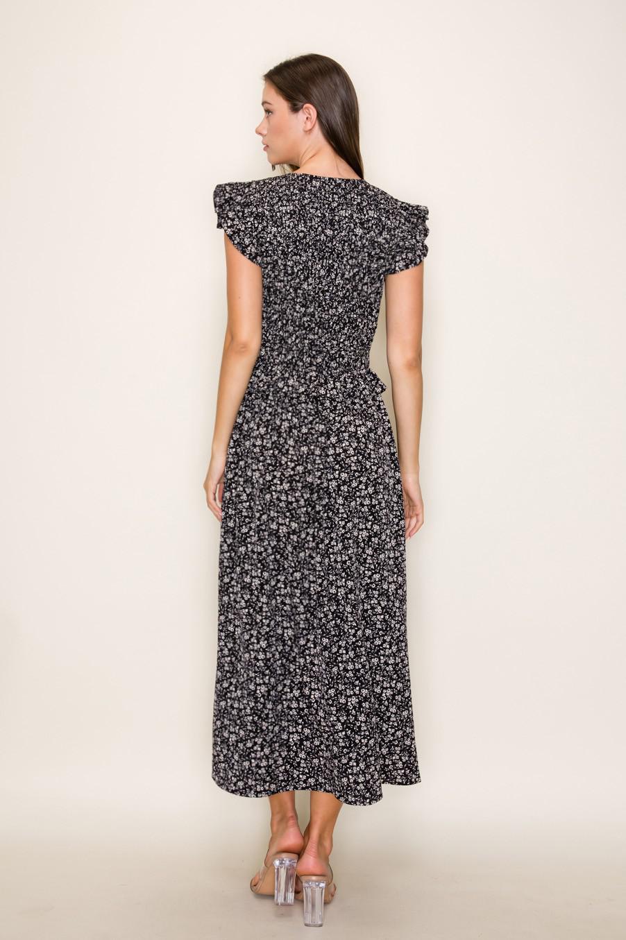 Clementine Modest Midi in Black/Ivory