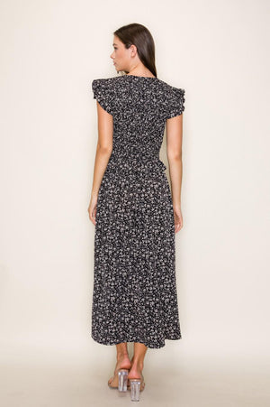 Clementine Modest Midi in Black/Ivory