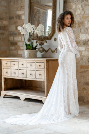 M732 Modest Wedding Dress