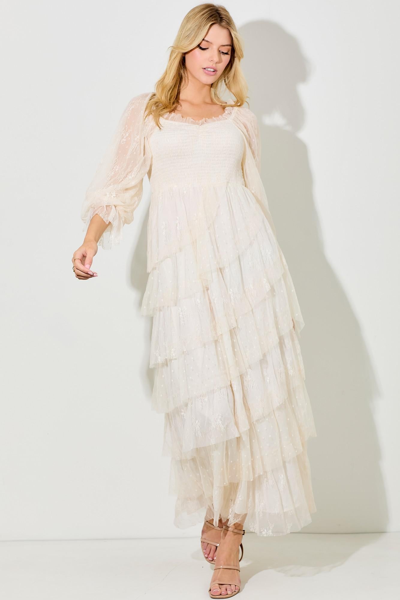Cecilia Modest Maxi in Cream - Small Cecilia Modest Maxi in Cream - Small