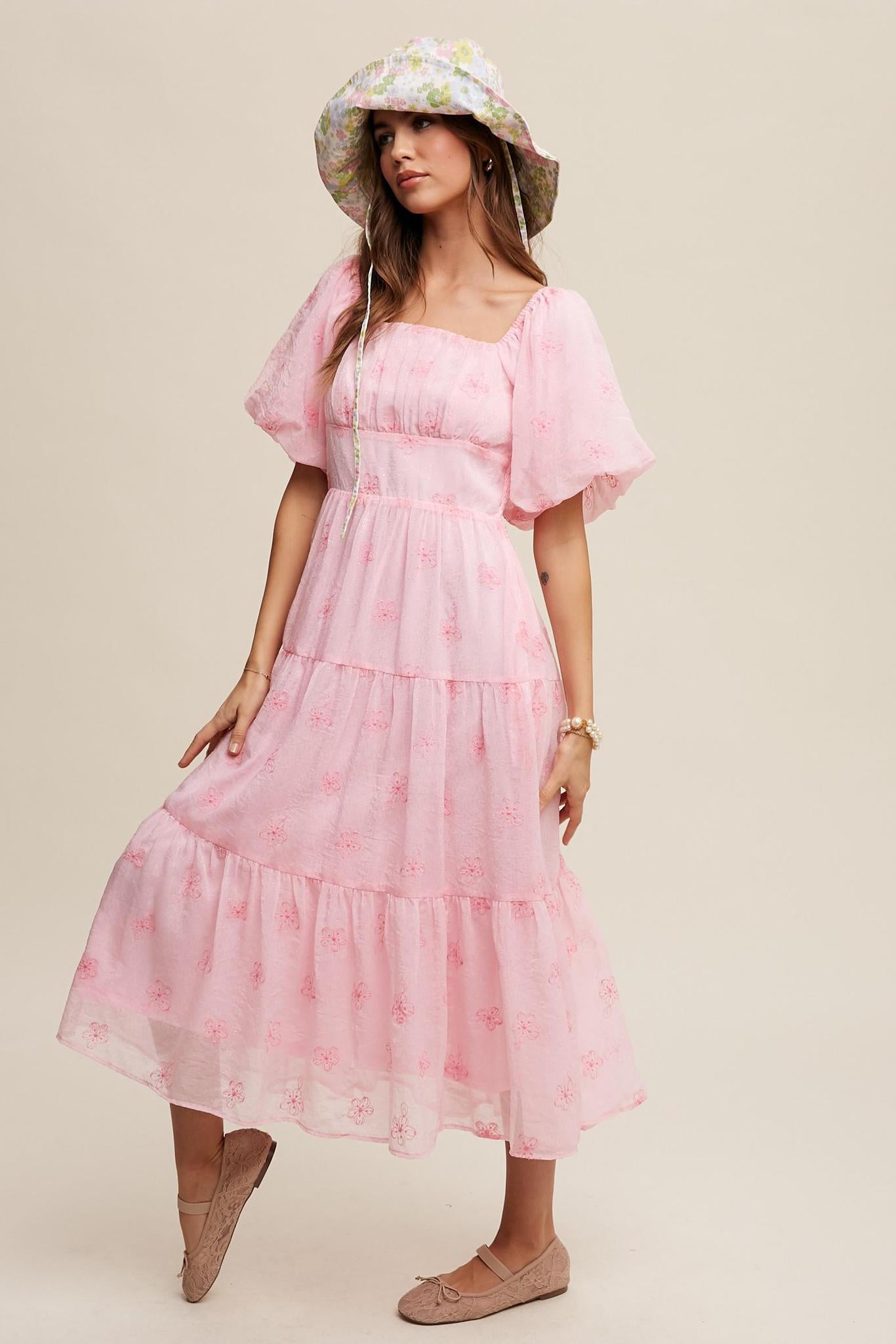 Jessica Modest Maxi in Ballerina Pink