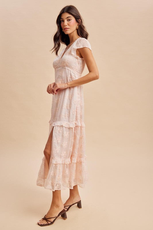 Gwen Modest Maxi in Apricot